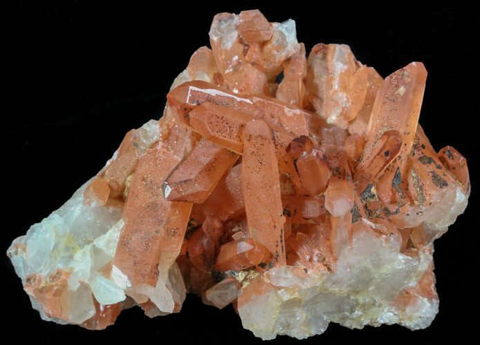 Natural Red Quartz Crystals - Morocco #51551